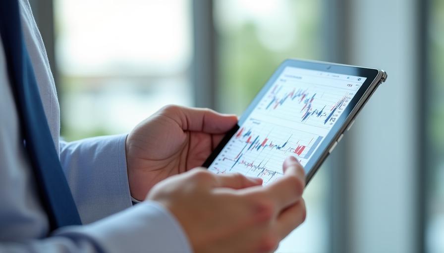 Consultant financiar explicând o strategie de investiții complexă